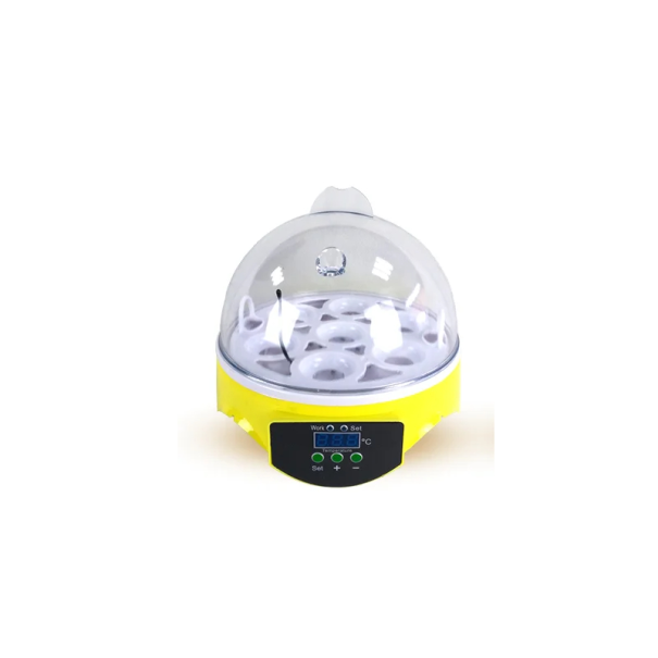 Intelligent Incubator for 7 Eggs ø 16 cm Automatic Incubator with Constant Temperature Digital Incubator for Chickens, Ducks and Quails 1
