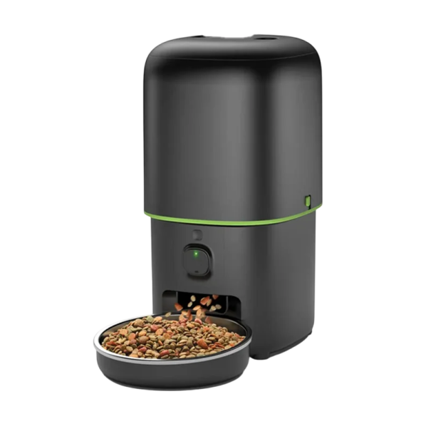 Intelligenter Futterspender für Hunde und Katzen 4 l WiFi 2,4/5GHz Kamera 1080p Beidseitiger Ton Tuya Steuerung Edelstahl Schüssel Automatisches Füttern 1