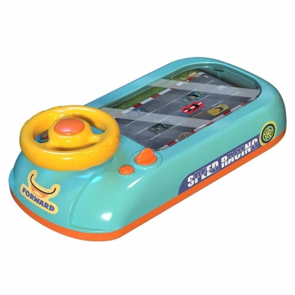 Interactief Kinder Spel Stuur Race Simulatie Zuignappen Muziek Geluid Plastic Blauw Educatief Speelgoed Voor Op Tafel 1