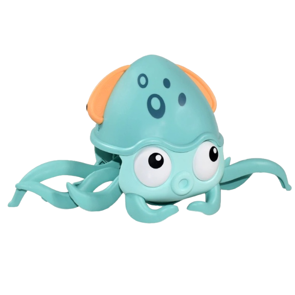 Interaktiver Oktopus türkis