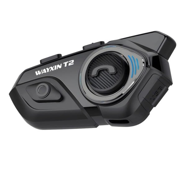 Intercomunicador Bluetooth con micrófono suave Qualcomm BT 5.0 30 m IP67 Reducción de ruido ENC2.0 DSP CVC8.0 Siri Sonido HIFI 15 h de duración 1
