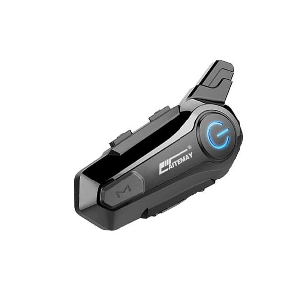 Intercomunicador X1 com microfone fixo Bluetooth 5.0 IPX6 autonomia de 17 h controlo por voz para capacetes abertos e retro 1