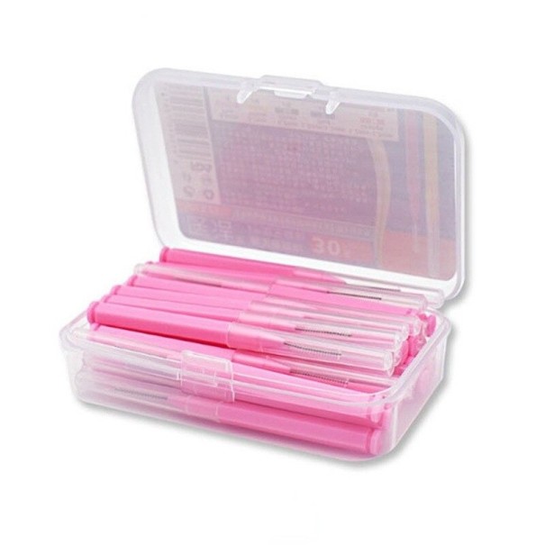 Interdentale rager 30 stuks roze