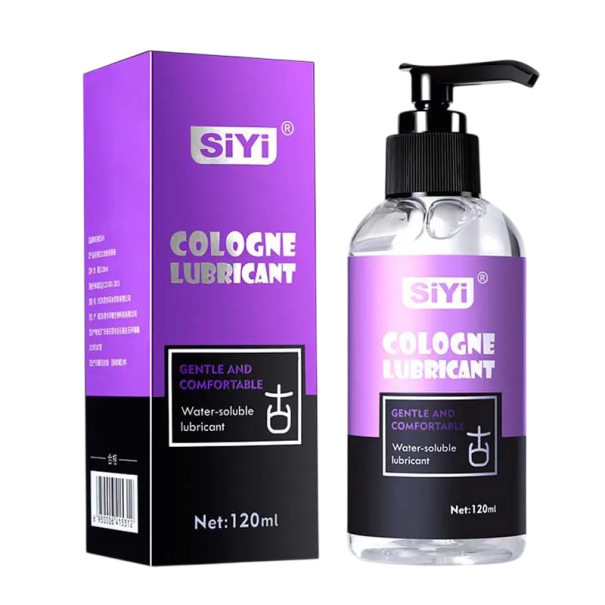 Intimní gel s parfemací kolínské vody 120 ml Střední lahev s dávkovacím ventilem Bezolejová receptura smyvatelná vodou Pro dospělé páry 1