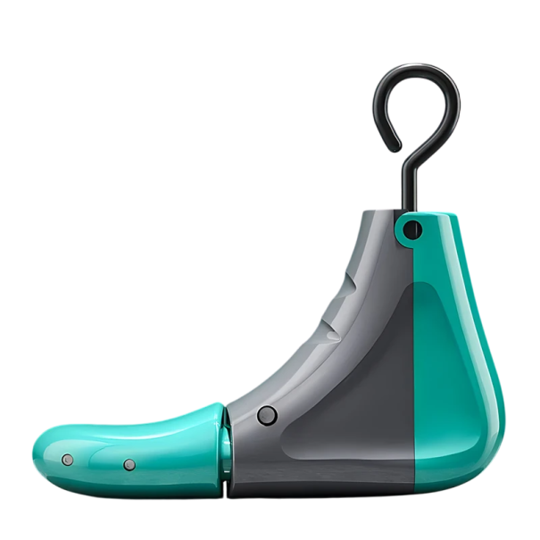 Întinzător de pantofi reglabil mărimea 41-47, întinzător de pantofi din plastic pentru alungirea și lărgirea pantofilor, modelare turcoaz