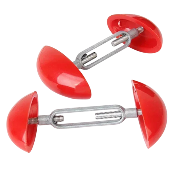 Întinzător reglabil pentru lățimea pantofilor 2 bucăți ABS aluminiu Mărime 41-47 Lungime 7-12 cm Dispozitiv de modelare a pantofilor Întinzător 1