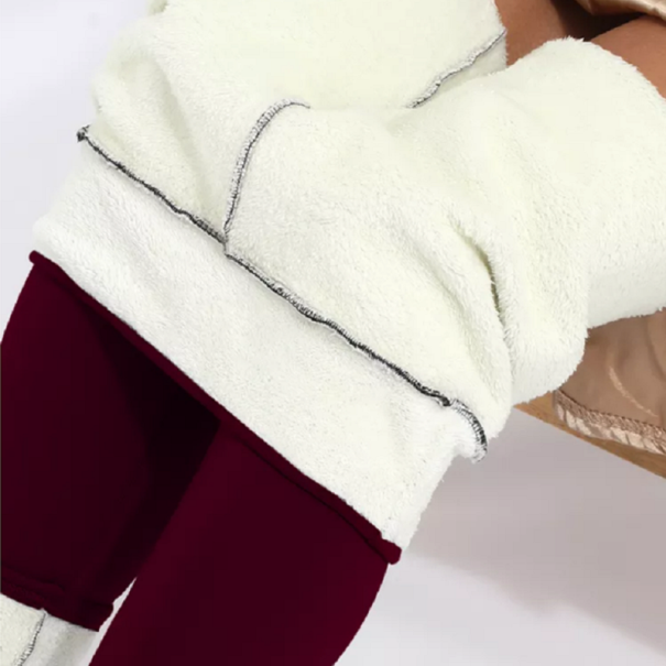 Isolerade leggings för kvinnor röd XL