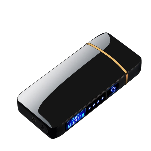 Isqueiro plasma USB preto