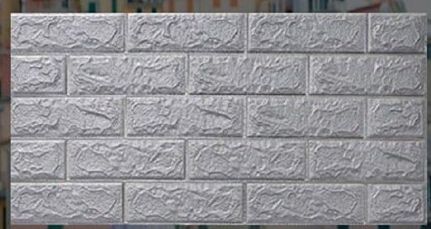 Itseliimautuva 3D-tapetti 70 x 38 cm harmaa