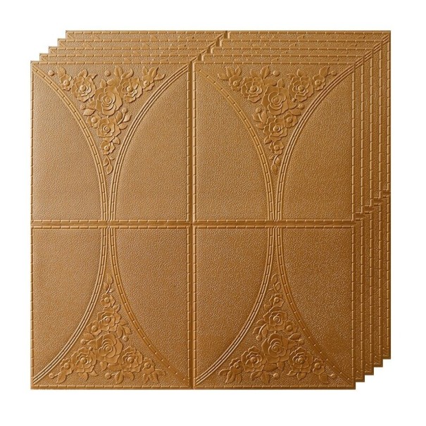 Itseliimautuva seinätapetti 70 cm x 70 cm 5 kpl 11