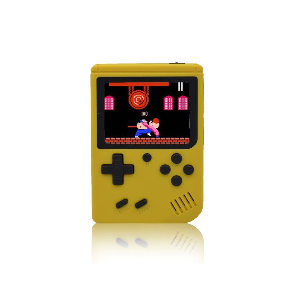 J990 draagbare spelconsole geel