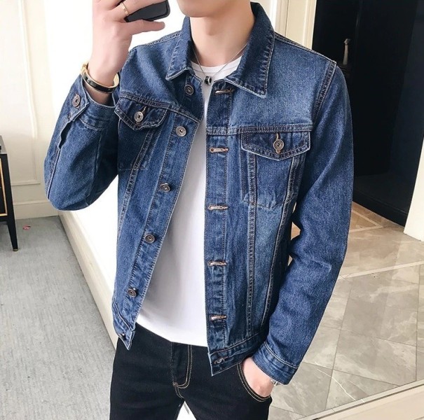 Jachetă de denim pentru bărbați J749 XXS 6