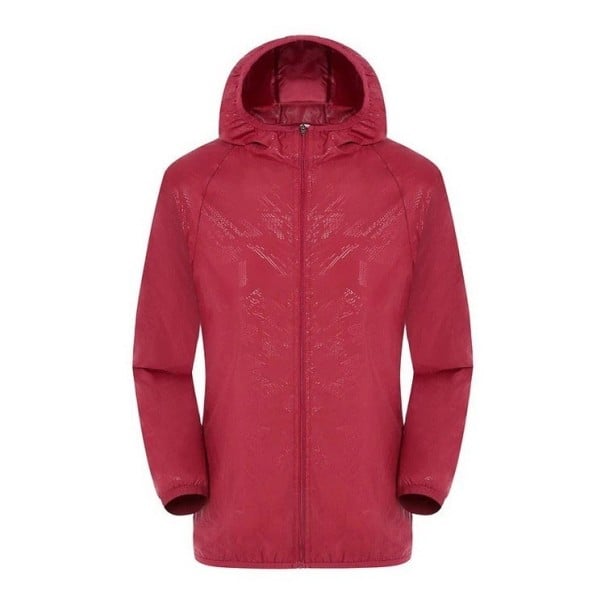 Jachetă impermeabilă pentru femei J3223 burgundy XL
