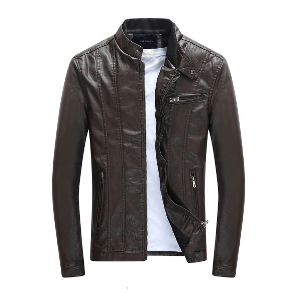 Jack J2066 Herren-Lederjacke braun L