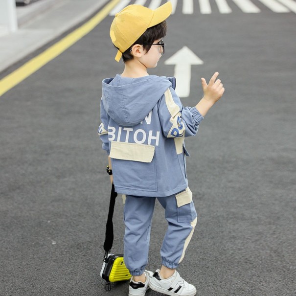 Jacke und Hose für Jungen L1639 hellblau 4