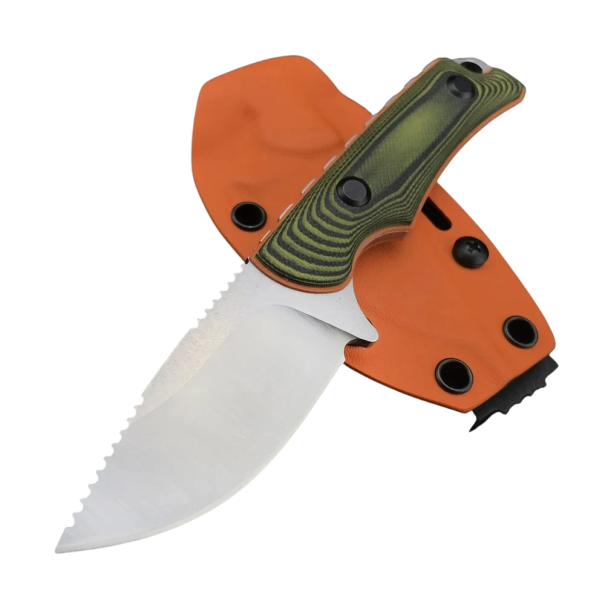 Jagtkniv 16 cm med skede Udendørs overlevelsesjagtkniv Klassisk klinge Camping Vandring Overlevelse Friluftsudstyr Gaveindpakning 1