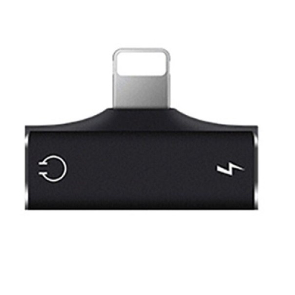 Jakaja Apple iPhone Lightning K124:lle musta