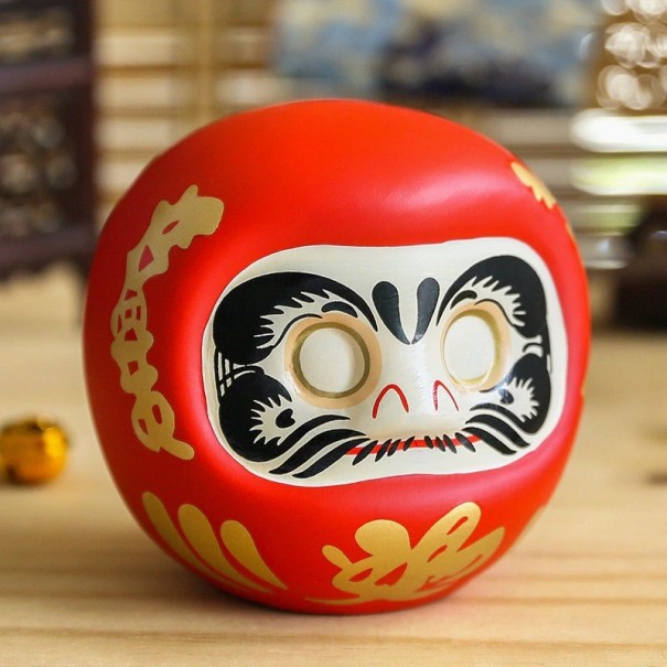 Japans Daruma-beeldje rood