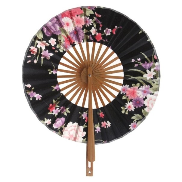 Japansk foldevifte sort
