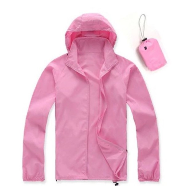 Jarní/podzimní bunda růžová XS