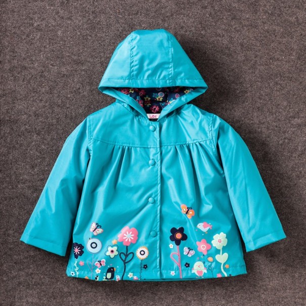 Jarní/podzimní dětská bunda - Modrá 3