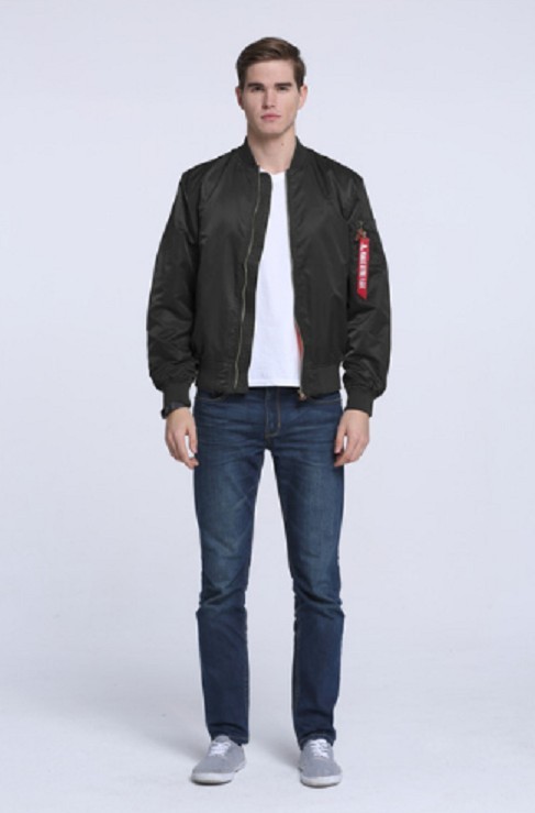 Jarní/podzimní unisex bunda J3045 černá S