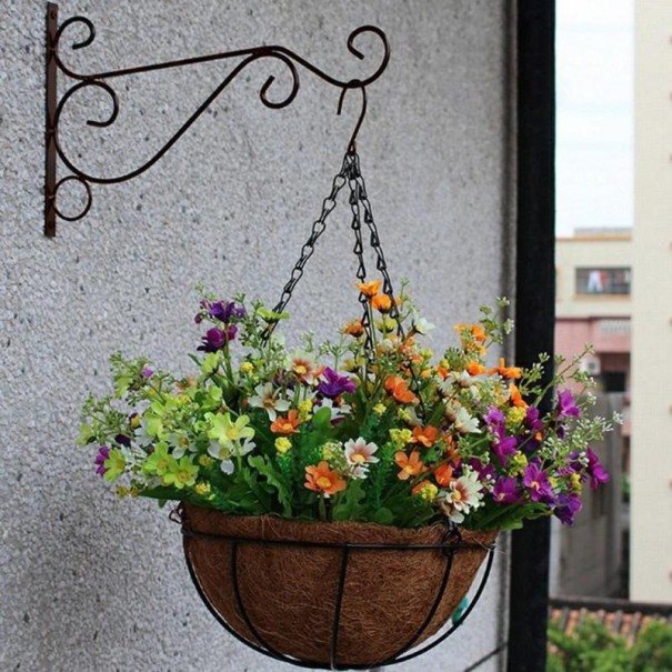 Järnkrok för blomlådor