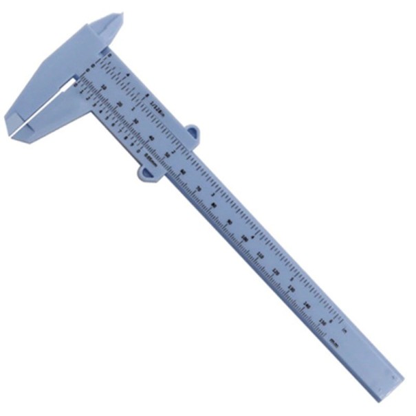 Jarrusatulan mittari vaaleansininen 15 cm