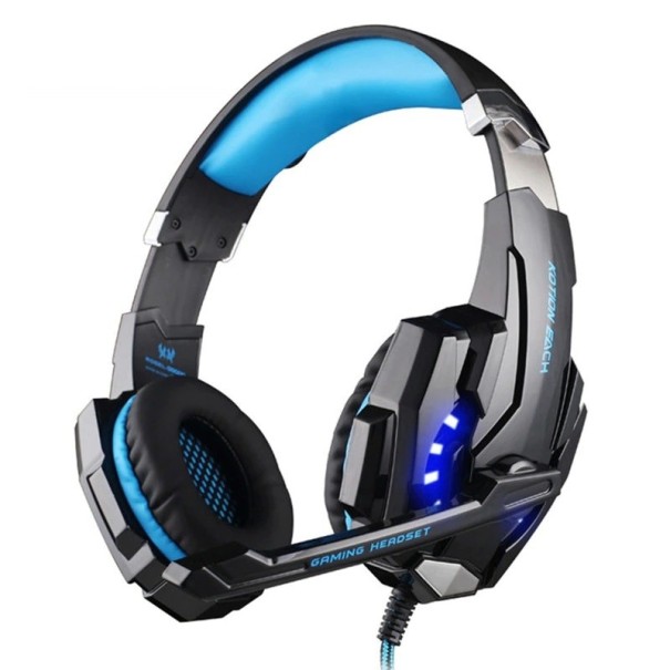 Játék fejhallgató mikrofonnal K1702 kék