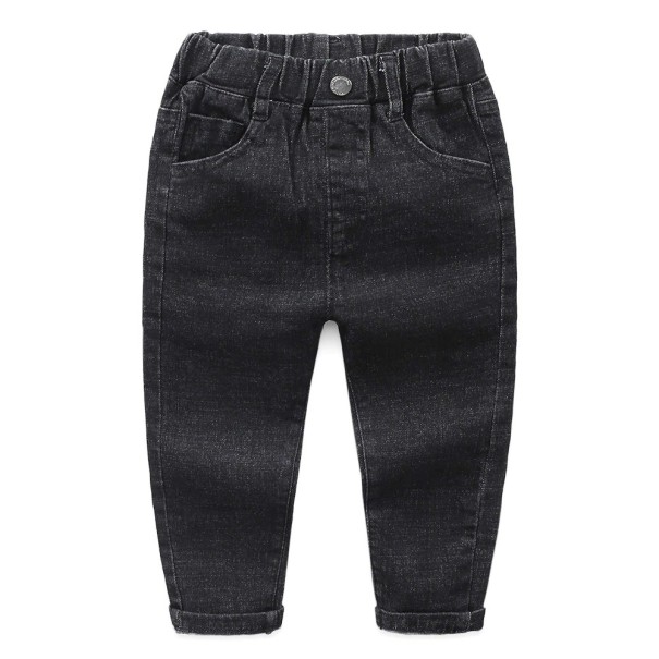 Jeans da Bambino L2196 nero 5