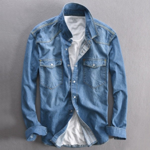 Jeanshemd für Herren M 4