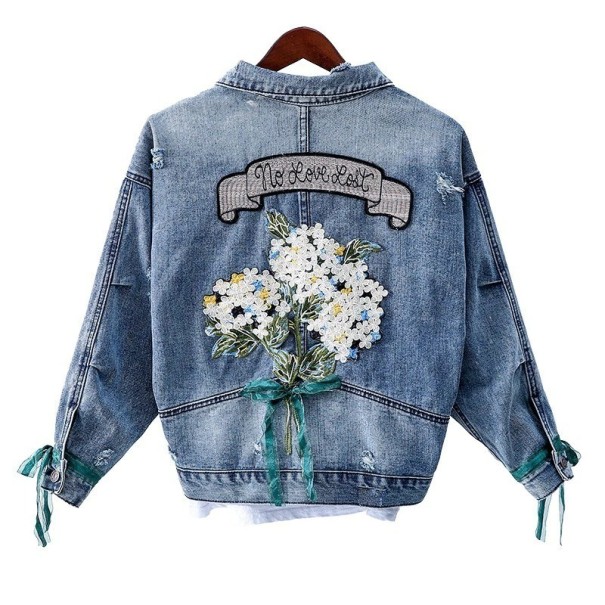 Jeansjacka för kvinnor P1614 XS