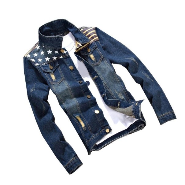 Jeansjacka för män F1203 S