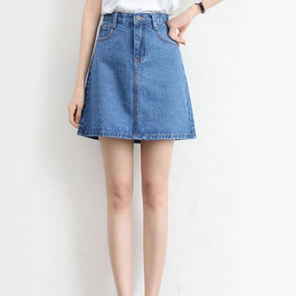Jeansrock für Damen blau S