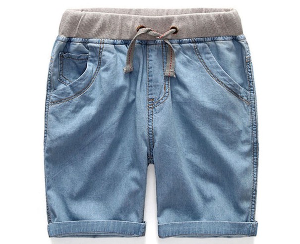 Jeansshorts für Jungen J1323 hellblau 3