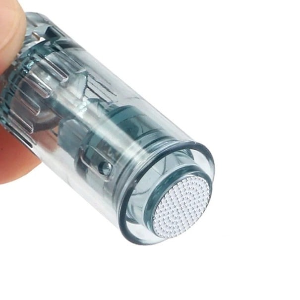 Jehlové nástavce do dermapera 10 ks Vyměnitelné kulaté nano jehlové hlavice do mikrojehličkového pera Náplně do nástroje pro mezoterapii Kompatibilní 1