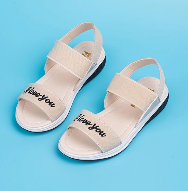 Jennifer-Sandalen für Mädchen beige 28