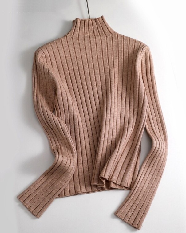 Jersey de cuello alto para mujer G323 6