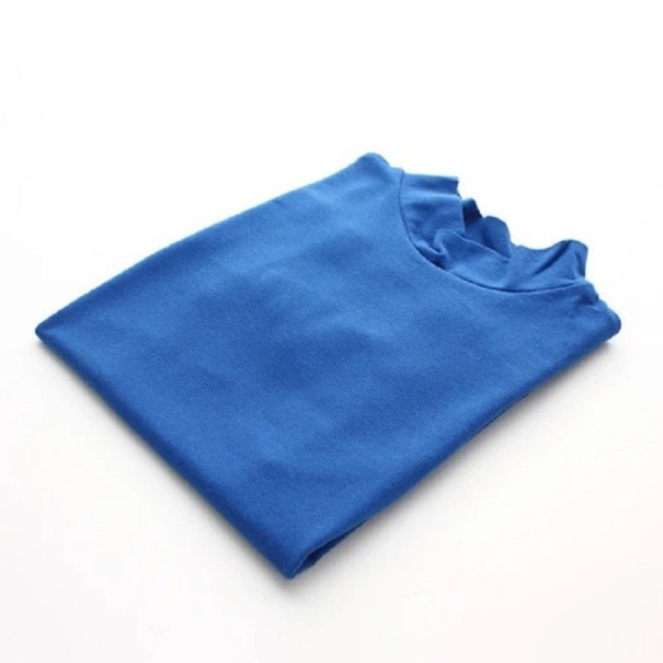 Jersey de cuello alto para niños B1632 azul 5