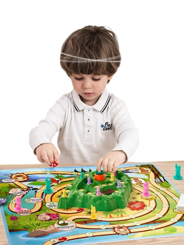 Jeu de société créatif Piège à Lapins – Un jeu amusant avec 4 pièges, développement de la logique et des réflexes, idéal pour les enfants et les soirées en famille 1