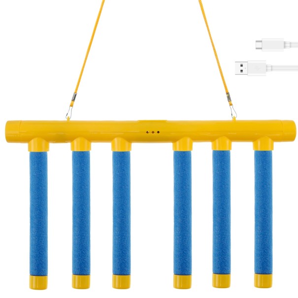 Jeu interactif avec des bâtons tombants Jeu en plastique pour enfants et adultes Développe la perception la coordination et les réactions rapides Jouet rechargeable bleu