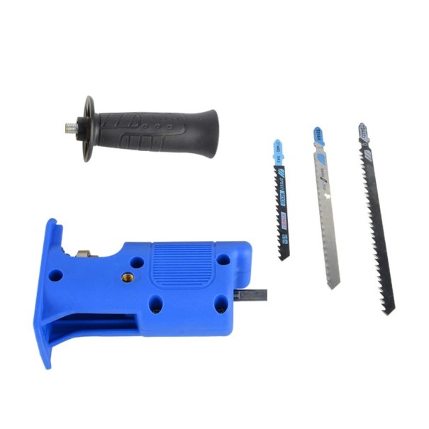 Jigsaw Head for Cordless Drill blue