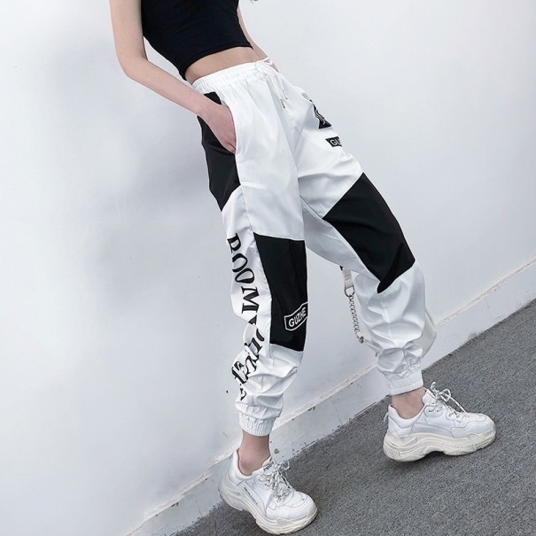 Joggingbroek voor dames met opschriften