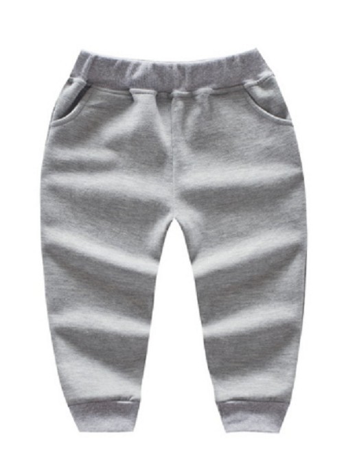 Jongens katoenen joggingbroek J904 grijs 12-18 maanden