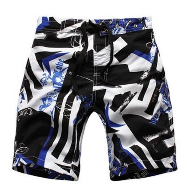 Jongens strandshorts J1941 blauw 10