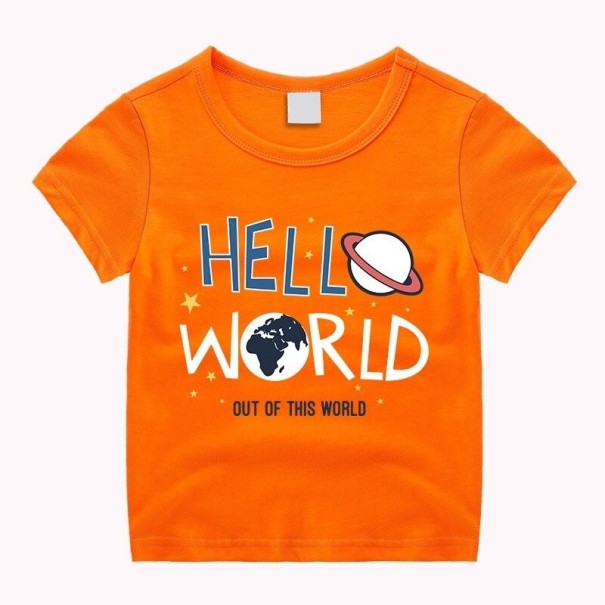 Jongens T-shirt B1459 oranje 4