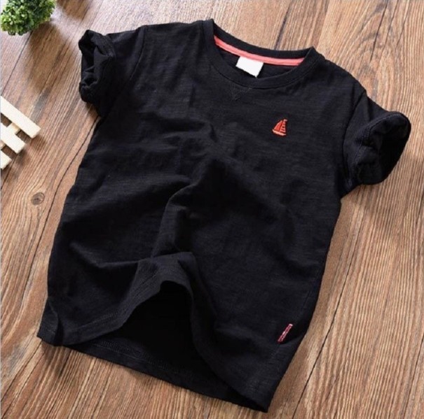 Jongens T-shirt B1595 zwart 4