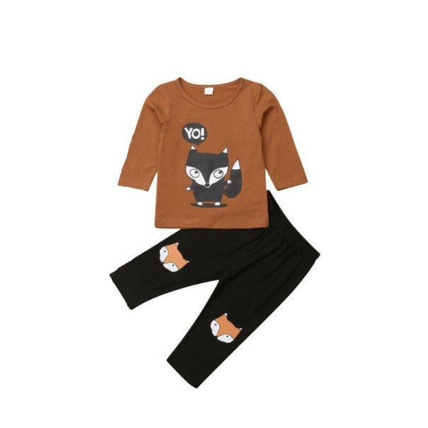 Jongens T-shirt en broek L1689 12-18 maanden