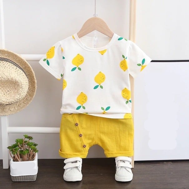 Jongens T-shirt en short L1622 3 E