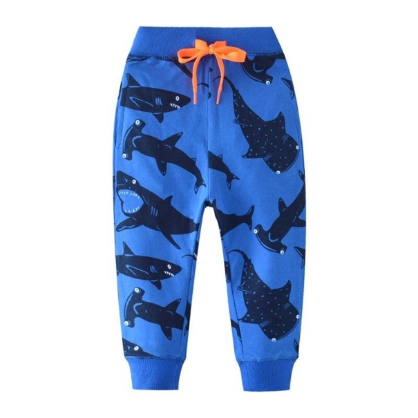 Jongens trainingspakken L2223 blauw 5
